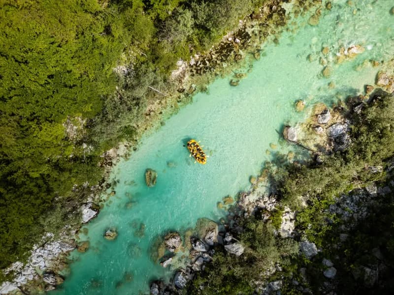 Klasični rafting na Soči