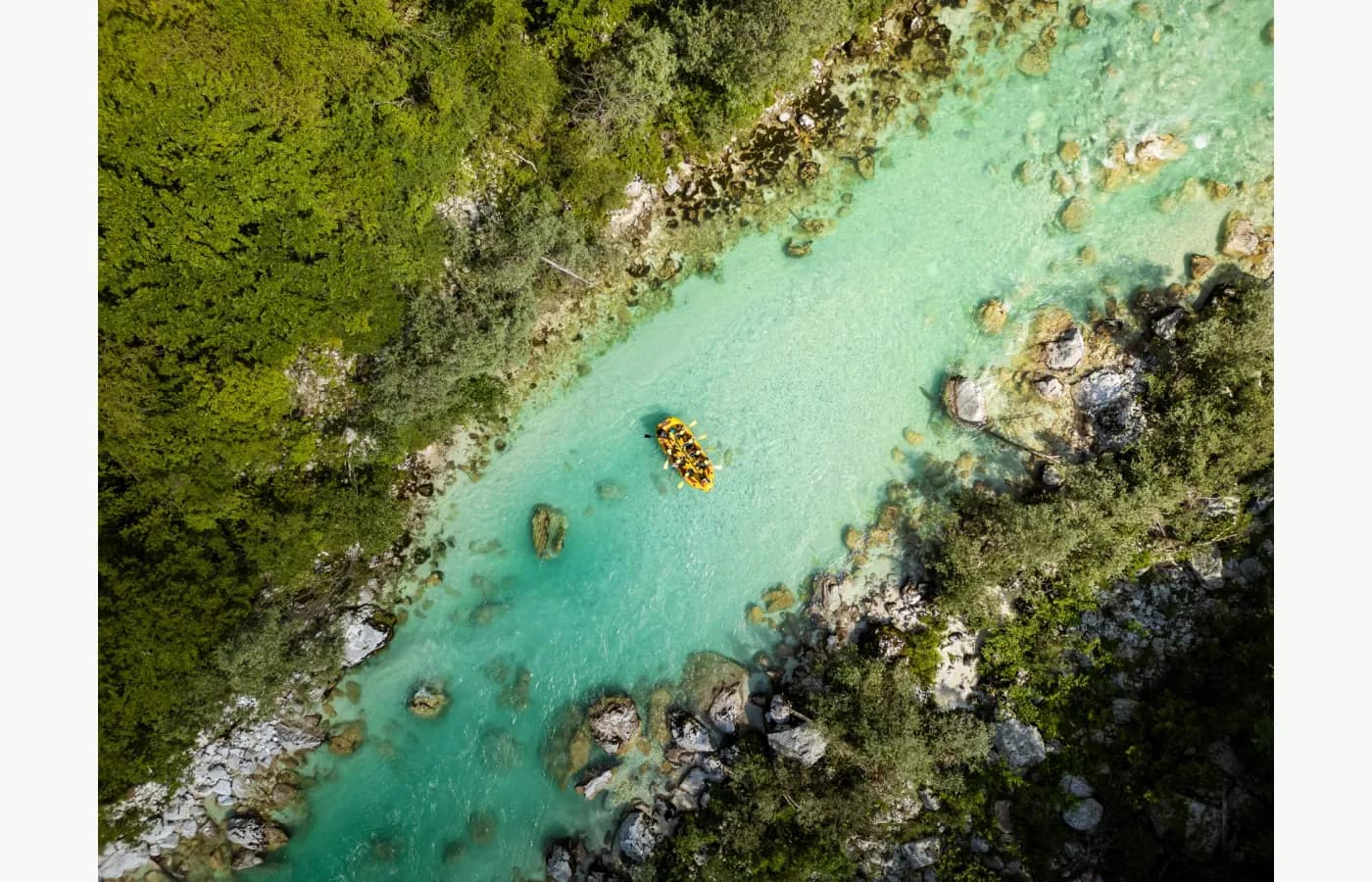 Klasični rafting na Soči